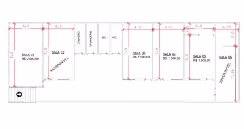 Apartamento com 1 quarto(s) e 1 banheiro(s) para alugar, 0 m² por r$ 1500 / mês