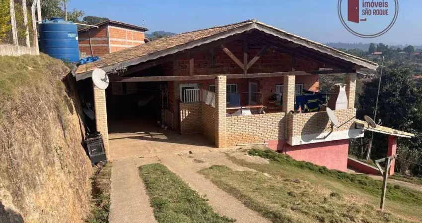 Chácara com 3 dormitórios à venda, 2000 m² por r$ 370.000,00 - cruz almas - araçariguama/sp