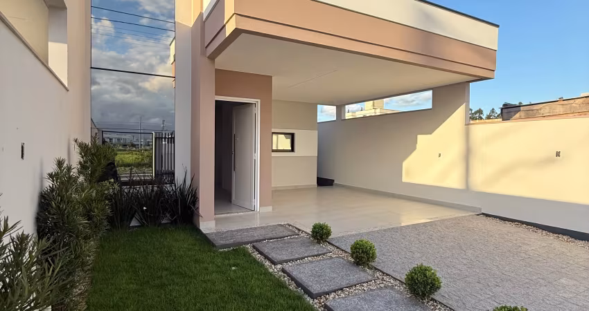 Casa dois dormitórios sendo uma suíte em tijucas santa catarina