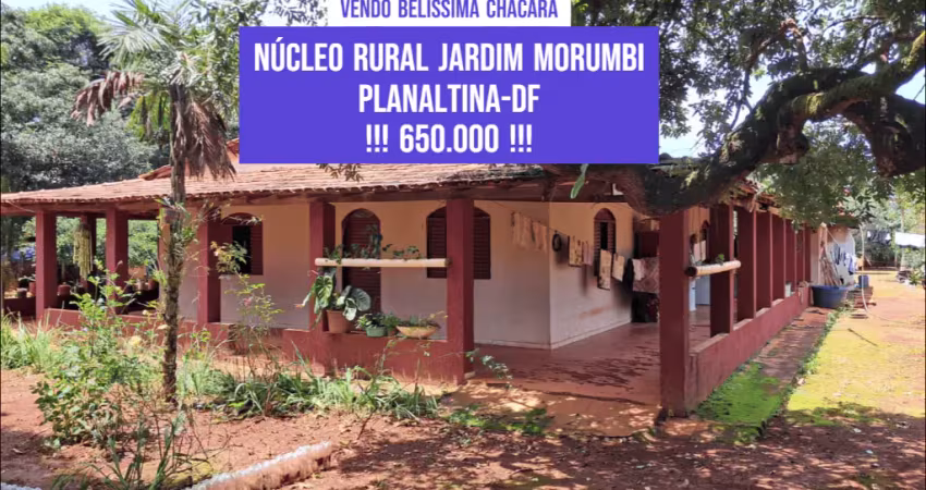 Vendo belíssima chácara núcleo rural jardim morumbi !!!