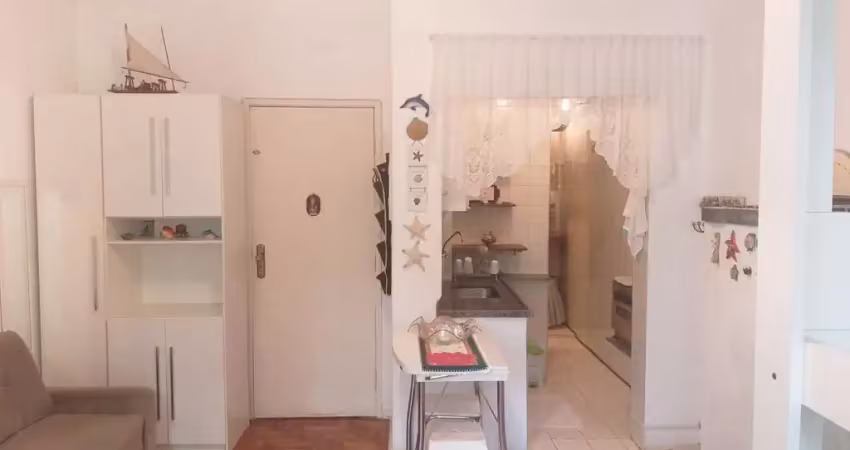 Kitnet para venda em guarujá, pitangueiras, 1 dormitório, 1 banheiro
