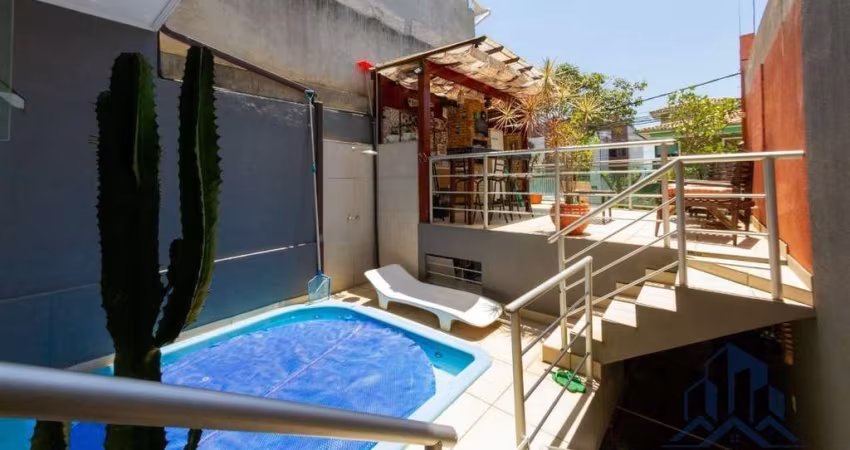 Maravilhosa casa com piscina e área gourmet no Jardim Vitória.