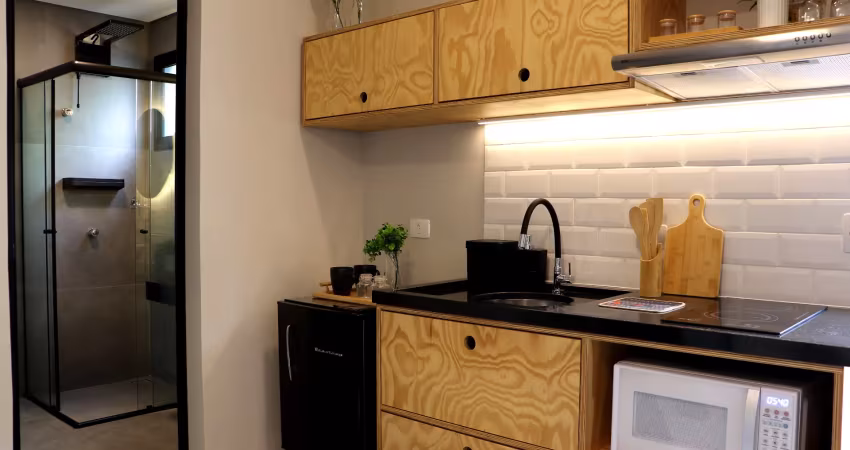 Loft / stúdio mobiliado e equipado para alugar - cic/ecoville