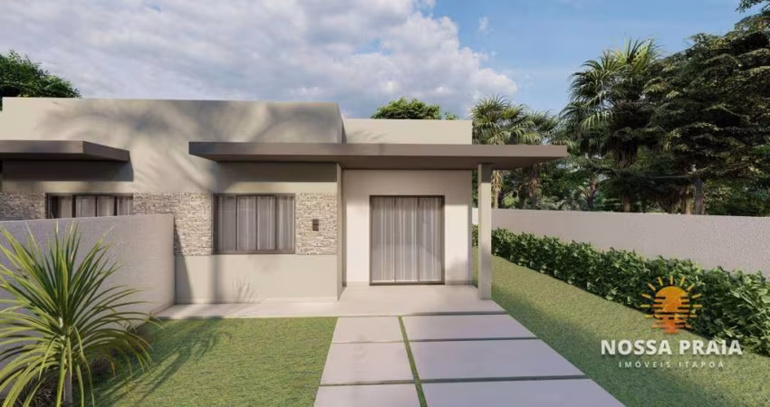 Casa com 2 dormitórios à venda, por R$ 329.000 - Brasília - Itapoá/SC
