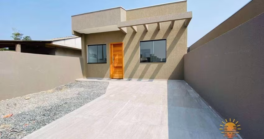 Casa com 2 dormitórios à venda, 44 m² por R$ 255.000,00 - Jardim da Barra - Itapoá/SC