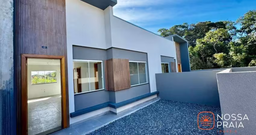 Casa com 2 dormitórios à venda, 47 m² por r$ 260.000,00 - jardim da barra - itapoá/sc