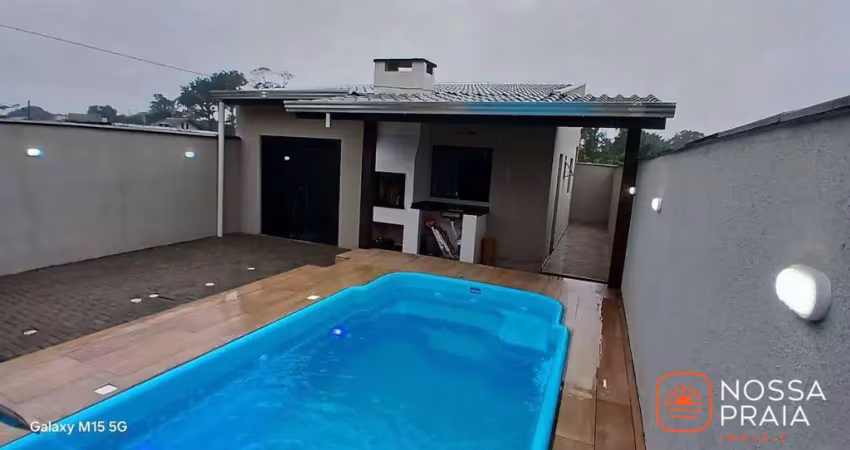 Casa com 2 dormitórios à venda, 67 m² por r$ 340.000,00 - rainha do mar - itapoá/sc