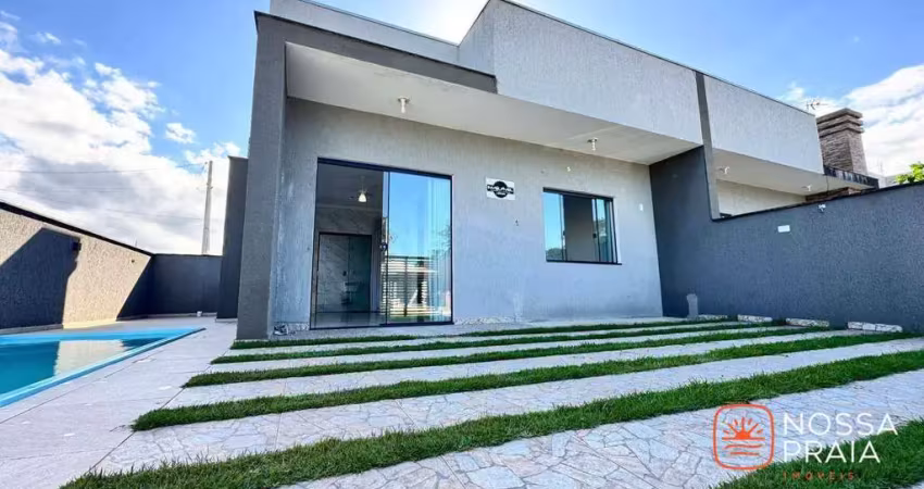 Casa com 2 dormitórios à venda, 40 m² por r$ 348.000,00 - mariluz - itapoá/sc