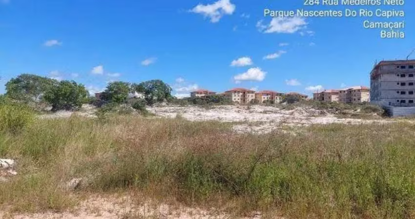 Área com 10.543 m² - loteamento parque nascente do capivara - camaçari - ba