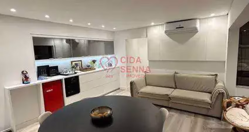 ANDAR ALTO -RECEM REFORMADO - SACADA  INTEGRADA - SEMI MOBILIADO - 1VG
