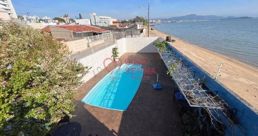 Pé na areia - vista total p/ mar - 2 suites -  piscina - 6 vagas !!