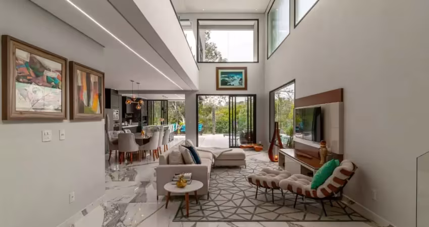 Linda, moderna e luxuosa casa em condomínio | estuda-se propostas de permuta em apartamento de menor valor, 03 dormitórios no campolim