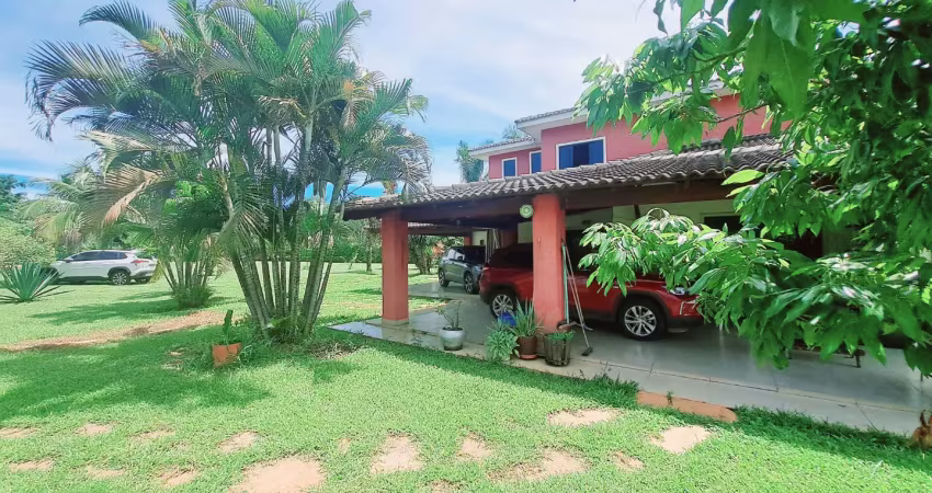 Casa térrea na  quadra 3 park way, 3 suítes,  piscina, pomar, área verde, ac financiamento bancário
