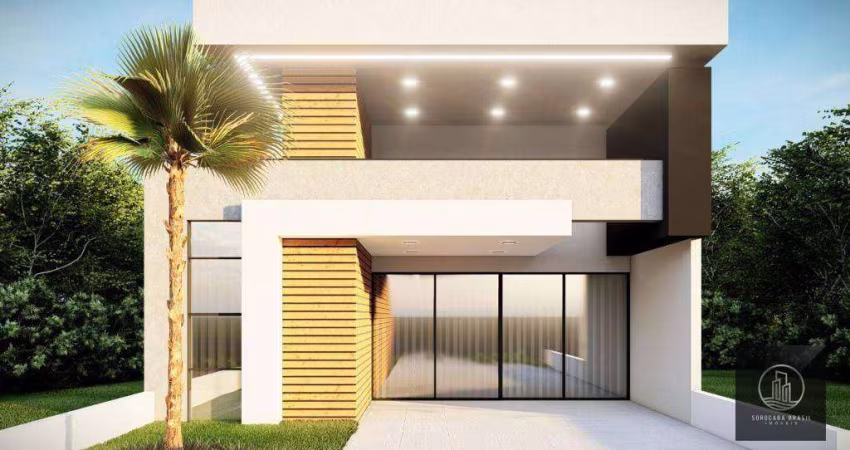 Casa com 3 dormitórios à venda, 120 m² por R$ 671.000,00 - Condomínio Terras de São Francisco - Sorocaba/SP