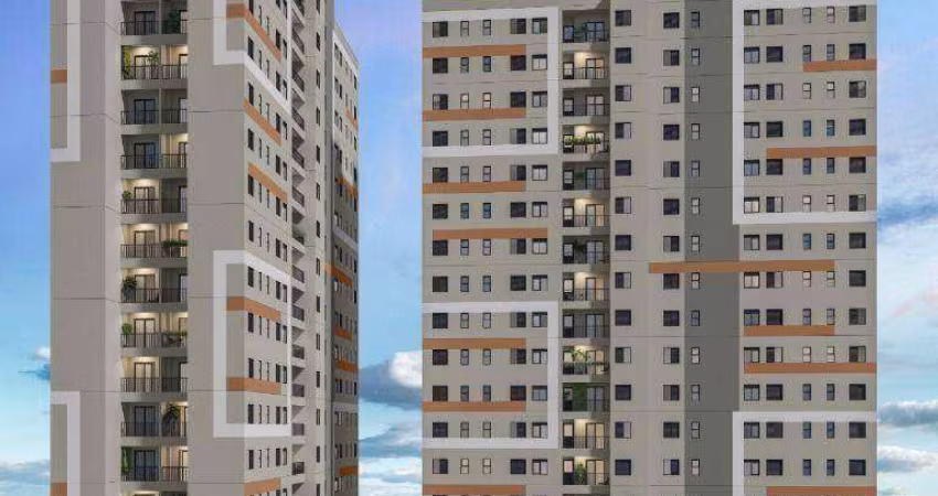 Apartamento com 2 dormitórios à venda, 55 m² por R$ 237.000,00 - Jardim Paulistano - Sorocaba/SP