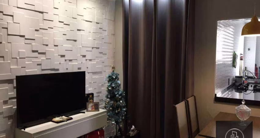 Apartamento com 2 dormitórios à venda, 49 m² por R$ 318.000 - Jardim São Carlos - Sorocaba/SP
