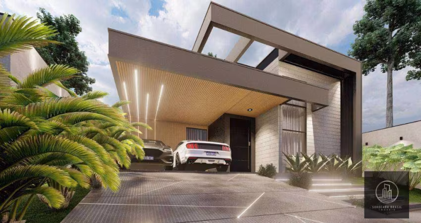 Casa com 3 dormitórios à venda, 250 m² por R$ 2.300.000 - Alphaville Nova Esplanada III - Votorantim/SP