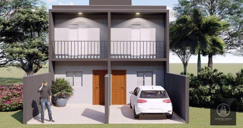 Sobrado com 2 dormitórios à venda, 72 m² por R$ 305.000,00 - Jardim Wanel Ville V - Sorocaba/SP