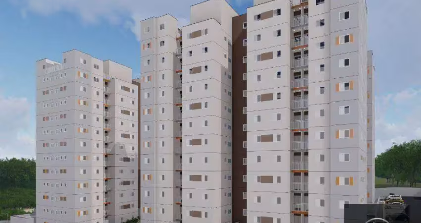 Apartamento com 2 dormitórios à venda, 42 m² por r$ 210.000 - chácaras reunidas são jorge - sorocaba/sp
