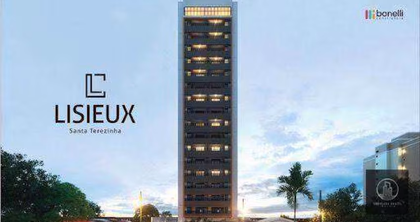 Apartamento lançamento com 2 dormitórios ( sendo 1 suíte) à venda, 58 m² - Edificio Lisieux- Vila Lucy - Sorocaba/SP