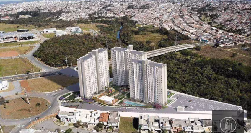 Apartamento lançamento  com 2 dormitórios à venda, 45 m² -flora ibiti  - jardim ibiti do paço - sorocaba/sp