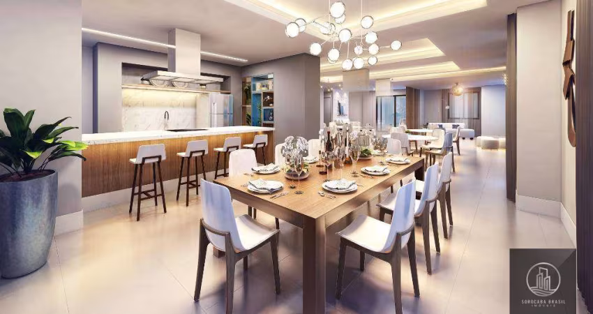 Apartamento com 2 dormitórios à venda, 91 m² por R$ 594.300,00 - Edifício Mirai Patriani - Sorocaba/SP