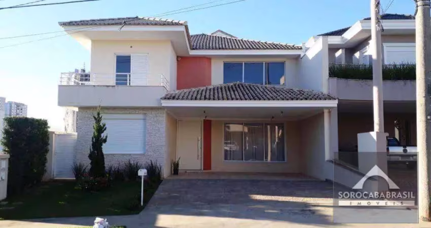 Sobrado com 4 dormitórios à venda, 347 m² por r$ 2.600.000,00 - condomínio village sunset - sorocaba/sp