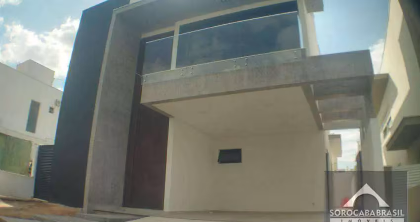 Sobrado com 4 dormitórios à venda, 300 m² por R$ 1.710.000 - Condomínio Mont Blanc - Sorocaba/SP, próximo ao Shopping Iguatemi.
