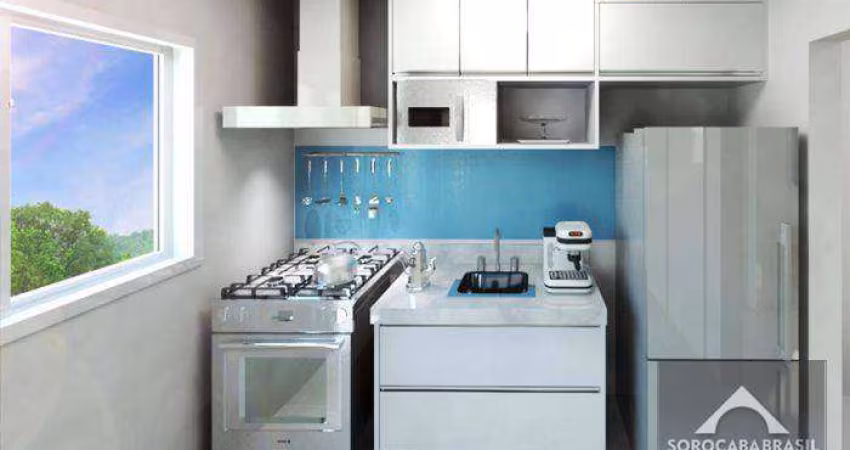 Apartamento com 1 dormitório à venda, 26 m² por R$ 130.000,00 - Wanel Ville - Sorocaba/SP
