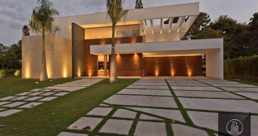Casa com 4 dormitórios à venda, 442 m² por R$ 8.500.000 - Lago Azul- Araçoiaba da Serra/SP
