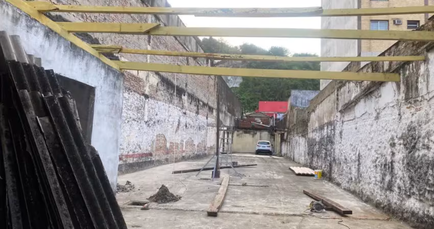 Terreno comercial  na vila mathias em santos 7,75 de frente x 45  fundo