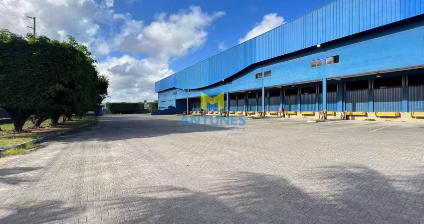 Alugue Galpão as margens da BR-101 em Prazeres de 7.050m² Crossdocking com 36 docas e pátio 8.950m²