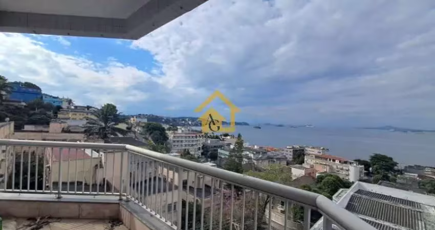 Apartamento à venda na praia da bandeira, rio de janeiro-rj: 2 quartos, 1 suíte, 1 sala, 3 banheiros, 1 vaga de garagem, 90m².