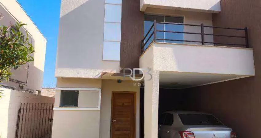 Sobrado com 3 dormitórios à venda, 123 m² por r$ 550.000,00 - jardim jockey club - londrina/pr