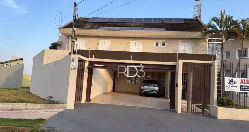 Sobrado com 4 dormitórios à venda, 374 m² por r$ 2.400.000,00 - parque residencial alcântara - londrina/pr