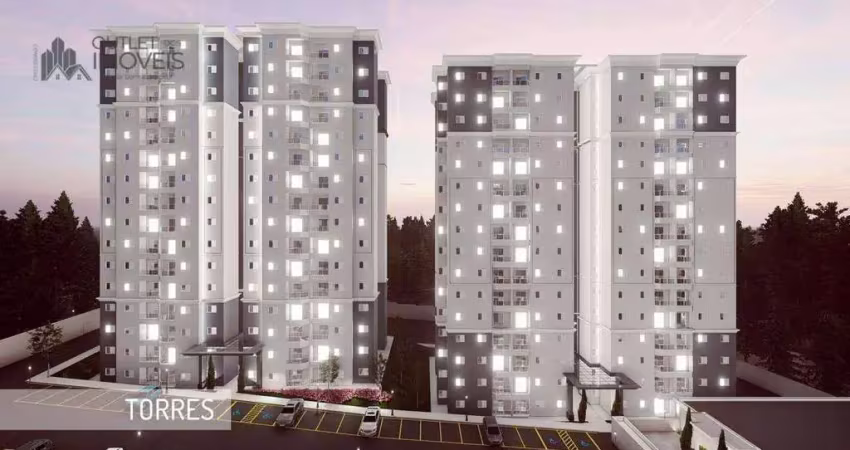 Apartamento com 2 dormitórios à venda, 61 m² por R$ 399.000 - Jardim dos Calegaris - Paulínia/São Paulo