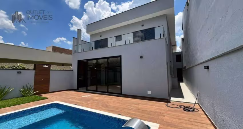 Casa em condominio fechado em paulinia de luco com 4 quartos - reserva real