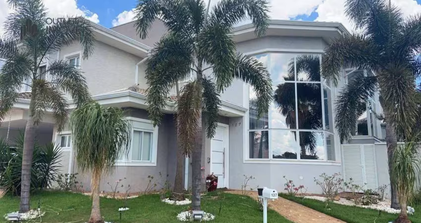 Casa com 4 dormitórios à venda, 432 m² por r$ 3.600.000 - reserva real home resort - paulínia/sp