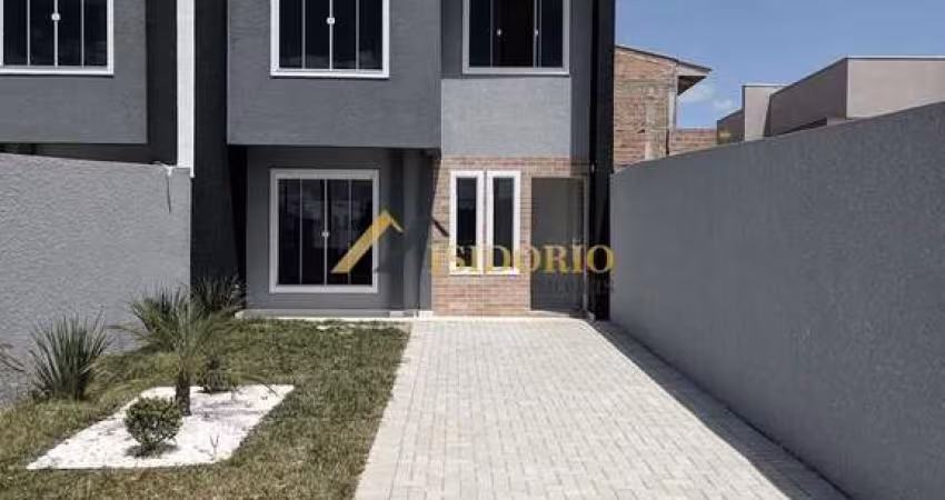 EXCELENTE SOBRADO NOVO!!! SUÍTE, 03 GAR., BEM LOCALIZADO