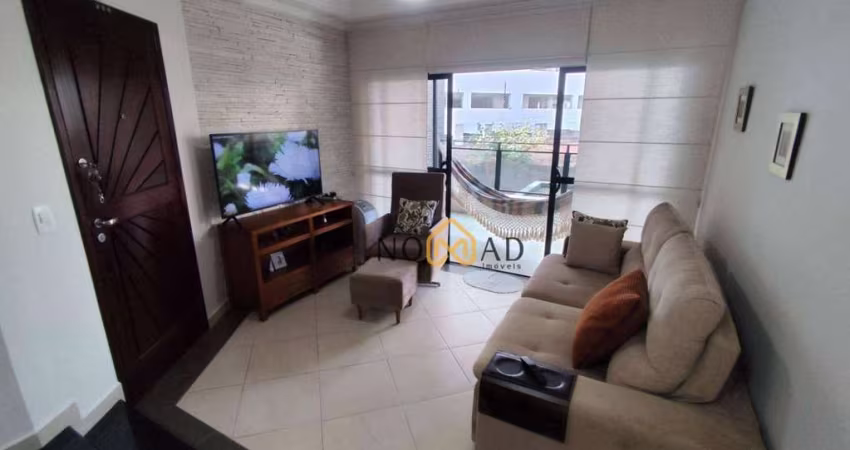 Apartamento com 3 dormitórios, 106 m² - venda por R$ 650.000,00 ou aluguel por R$ 4.000,00/mês - Praia das Astúrias - Guarujá/SP