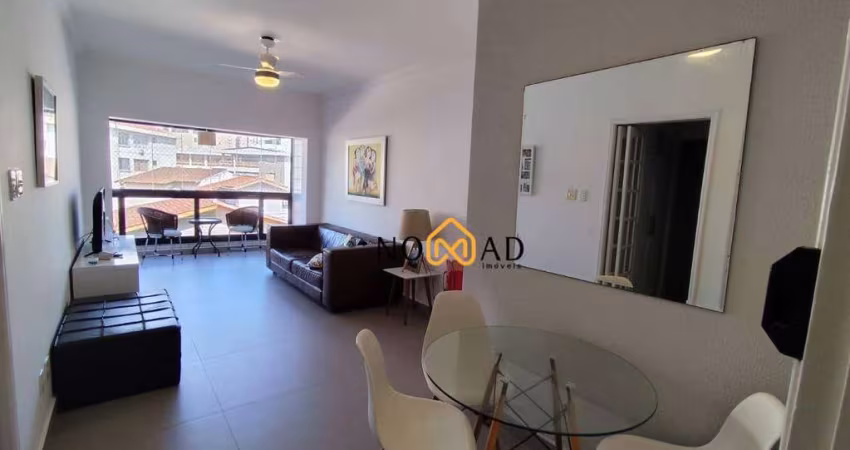 Apartamento com 2 dormitórios à venda, 78 m² por R$ 495.000 - Praia do Tombo - Guarujá/SP