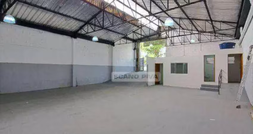 Galpão para alugar, 394 m² por r$ 15.000/mês - fundação - são caetano do sul/sp