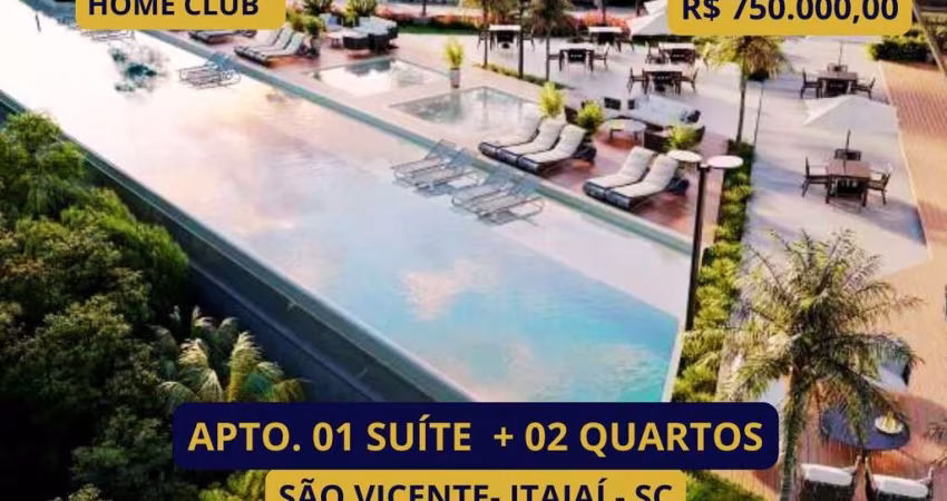 Apartamento para Venda em Itajaí, São Vicente, 3 dormitórios, 1 suíte, 2 banheiros, 2 vagas