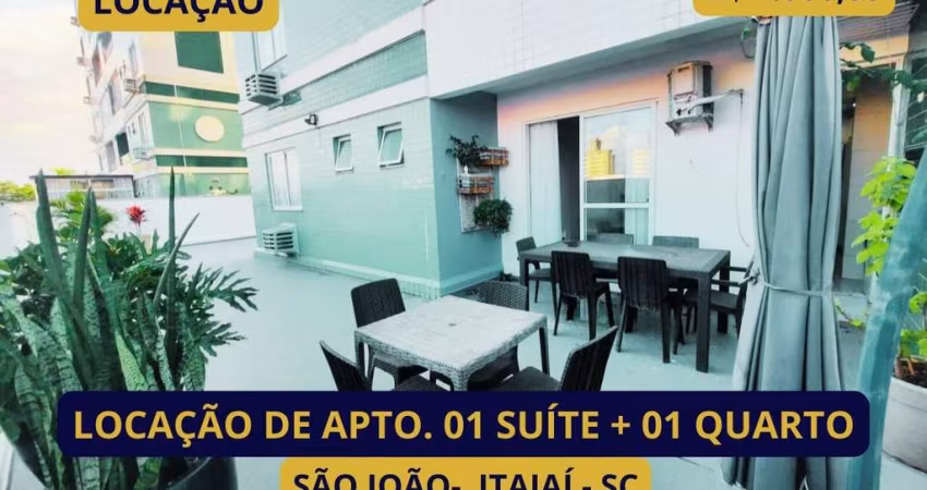 Apartamento para Locação em Itajaí, São João, 2 dormitórios, 1 suíte, 2 banheiros, 2 vagas