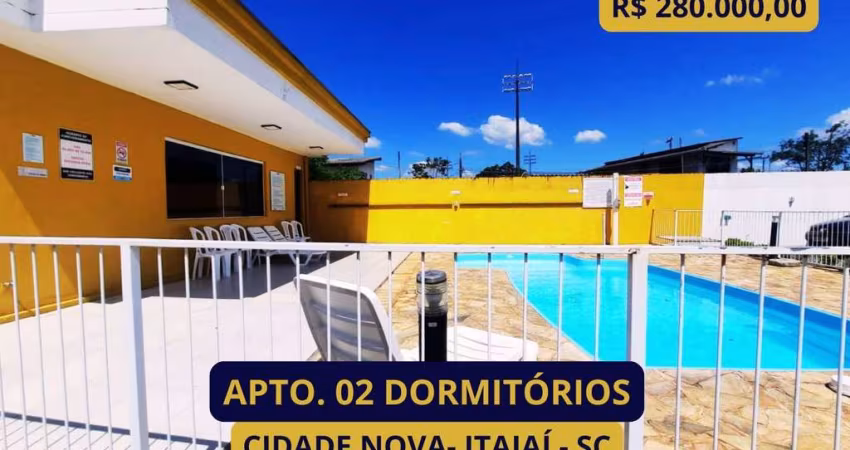 Apartamento para Venda em Itajaí, CIDADE NOVA, 2 dormitórios, 1 banheiro, 1 vaga