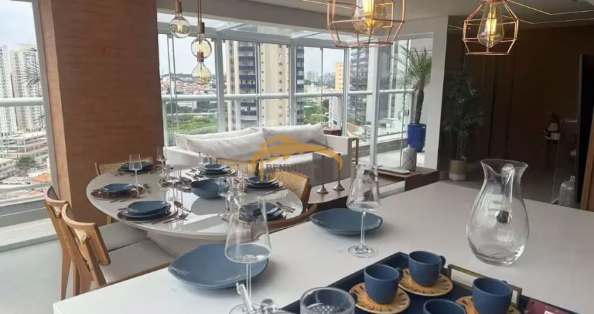 Cobertura Nova, mobiliada, sofisticada e exclusiva no Bela Vista, com vista do Skyline com 3 suítes, 2 vagas, lazer completo.