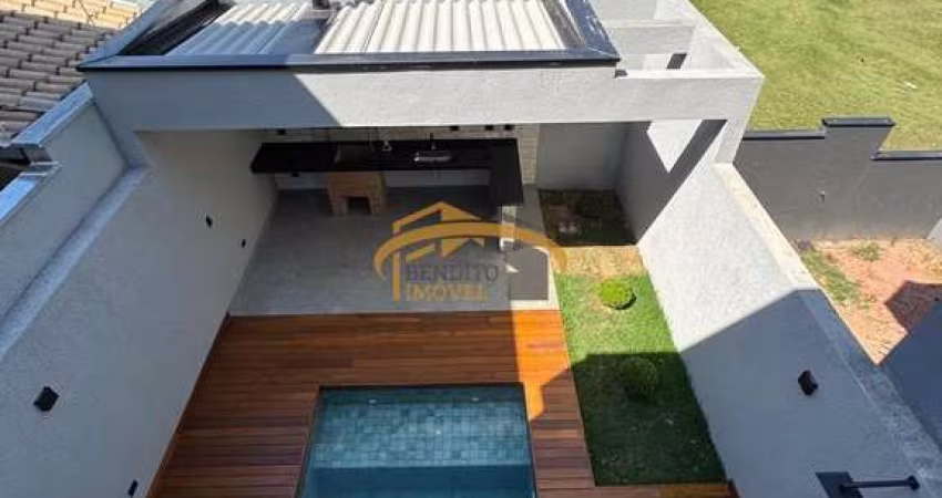 Sobrado novo para venda em condomínio fechado, Santana de Parnaíba, com 3 dormitórios, sendo 1 suíte, piscina, churrasqueira.