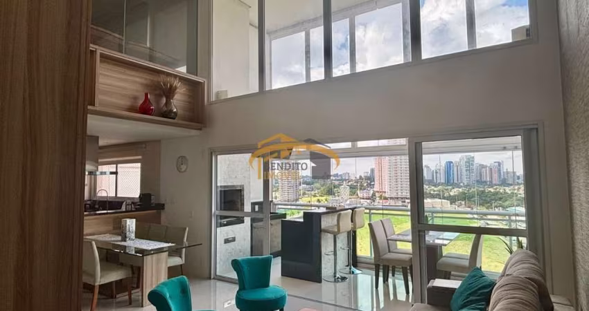 Apartamento 146m²  Alto Padrão em Alphaville Empresarial:  3 Suítes, Sala com pé direito duplo, 3 Vagas de garagem - Barueri-SP!