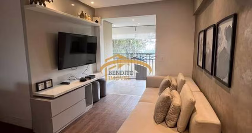 Apartamento para locação mobiliado, Jaguaré, São Paulo, 3 dormitórios, sendo 1 suíte, sacada com churrasqueira, 2 vagas de garagem, lazer completo.