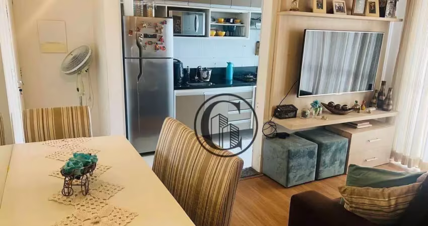 Apartamento com 2 dormitórios à venda, 54 m² por r$ 320.000,00 - condomínio edifício passeo - sorocaba/sp